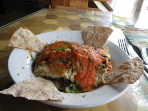 whole wheat lasagna with tofu ricotta