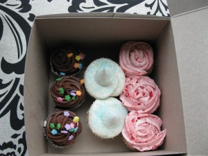 raspberryfilled cupcakes